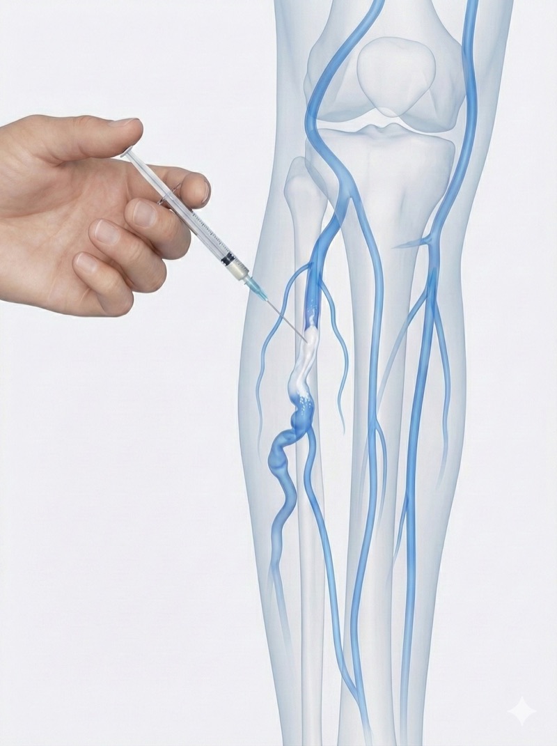 Scleroterapia – trattamento estetico e funzionale dei vasi